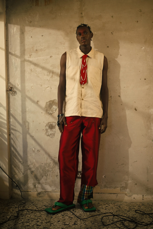 Peace Unto You Red Trouser